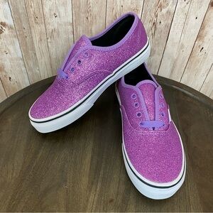 Vans Authentic Glitter Sneakers Size 3 Kids